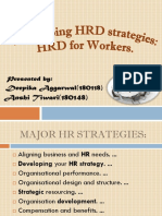 Developing HRD Strategies