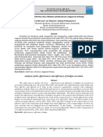 Analisis Efektivitas Dan Efisiensi Pelaksanaan Ang