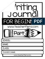 Writing Journal For Beginners