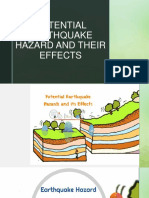 Potential Earthquake Hazard and Their Effects