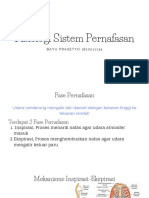 Fisiologi Sistem Pernafasan PDF