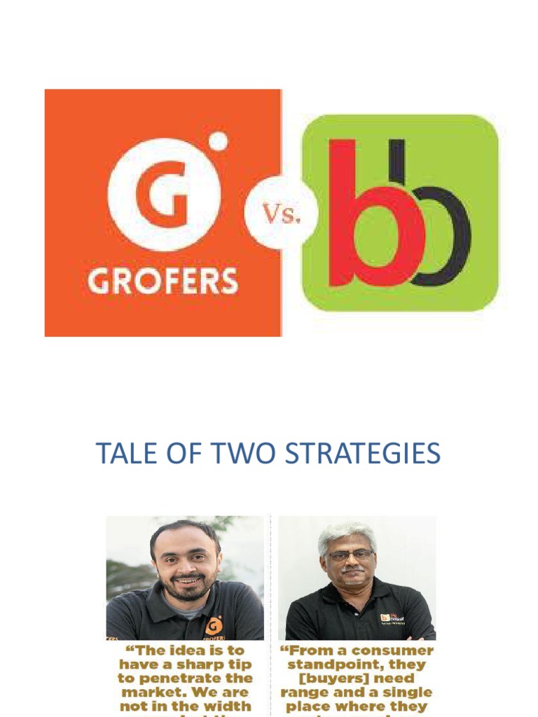 About Grofers Vs Bigbasket PDF