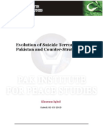 Evolution of Suicide Terrorism in Pakistan and Counter-Strategies