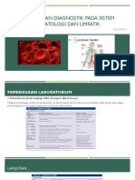 Pemeriksaan Diagnostik Pada Sistem Hematologi Dan Limfatik