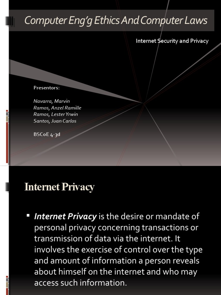 Computer Eng'g Ethics and Computer Laws | PDF | Computers