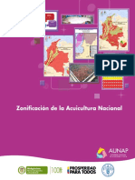 Zonificación de La Acuicultura en Colombia PDF