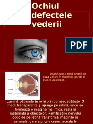 tehnologia imaginii tridimensionale a ochiului în oftalmologie