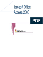 Crear y configurar tablas en Access 2003