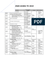 Susunan Acara To 2019