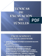 Técnicas de Excavación de Tuneles