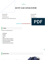 Exhaust Gas Analyzer
