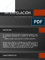 INTERPELACIÓN