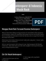 Seni Kontemporer Di Indonesia: Musik Rock PDF