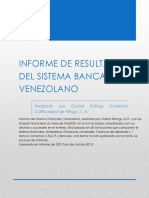 Informe Del Sistema Financiero de Venezuela Al Mes de Enero 2020