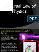 Universal Law of Physics Teachers