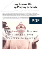 The Shocking Reason We Should Stop Praying to Saints.docx
