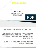 ESTRUCTURA API 1104 Version 2010