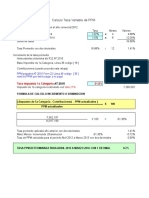 Calculo Tasa PPM