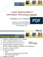 Career Opportunities in IT Industry