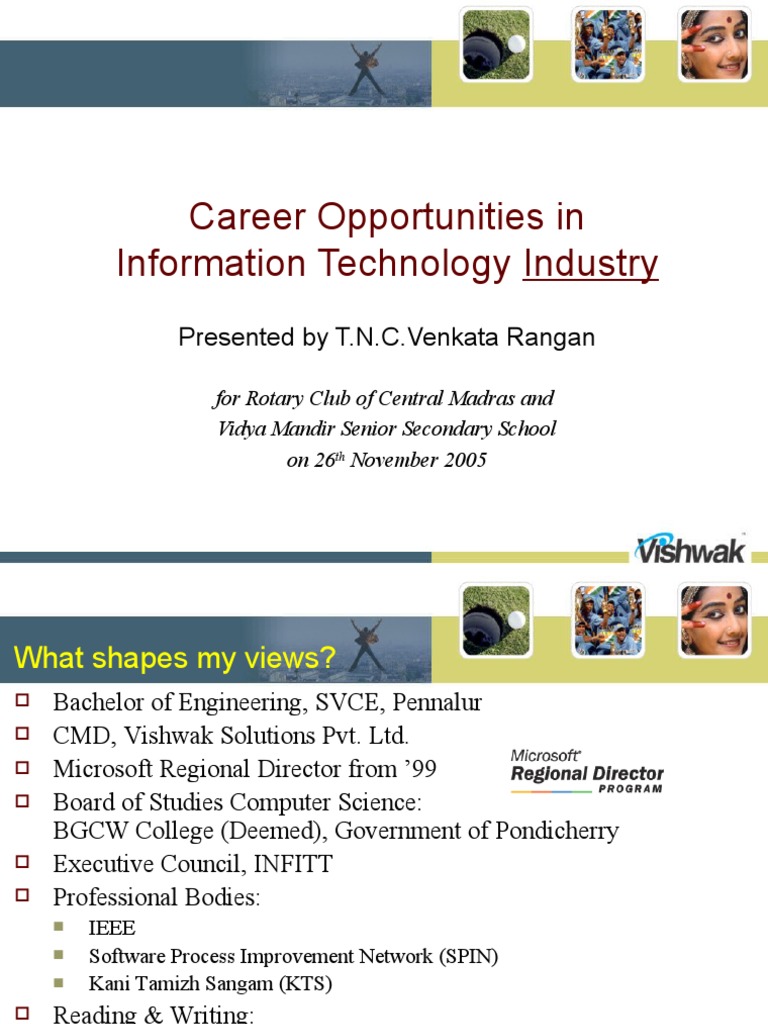 Myths and Paths in IT Careers | PDF | Business | Computers