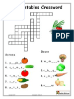 Veggies Crossword