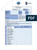 Lista de Cotejo