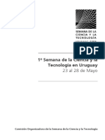 1a. Edición de La Semana de La Ciencia y La Tecnología Del Uruguay 2006