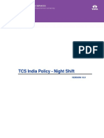 TCS India Policy - Night Shift