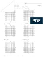 Graphing Square Root Functions