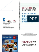 Informe de Labores 2010