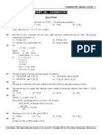 Chemistry (Main) Solution - Code 1