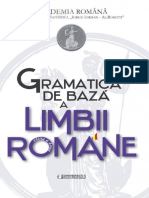 Gramatica de Baza A Limbii Romane Caiet de Exercitii PDF