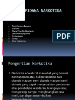 Tindak Pidana Narkotika