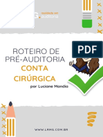 Roteiro Pre Auditoria - Contas Cirurgicas PDF