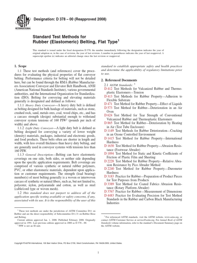 Astm D378-00 (2008) | PDF | Technology & Engineering