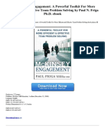 The Mckinsey Engagement A Powerful Toolkit For More Efficient and Effective Team Problem Solving