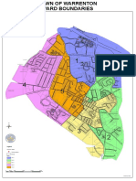 Warrenton Town Council Ward Map