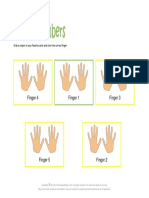 Piano Worksheets Finger Numbers PDF
