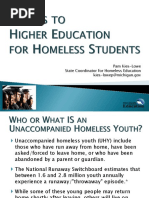 Access to Higher Education For Homeless Students - Michigan