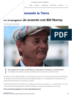 El Evangelio de Acuerdo Con Bill Murray