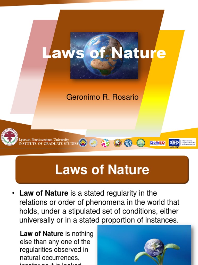 Laws of Nature | PDF