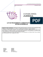 LEY DE PROCEDIMIENTO ADMINISTRATIVO MORELOS 2017LPADMVOEM