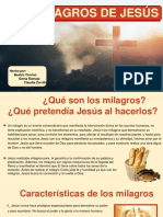 Trabajo de religión. LOS MILAGROS DE JESUS