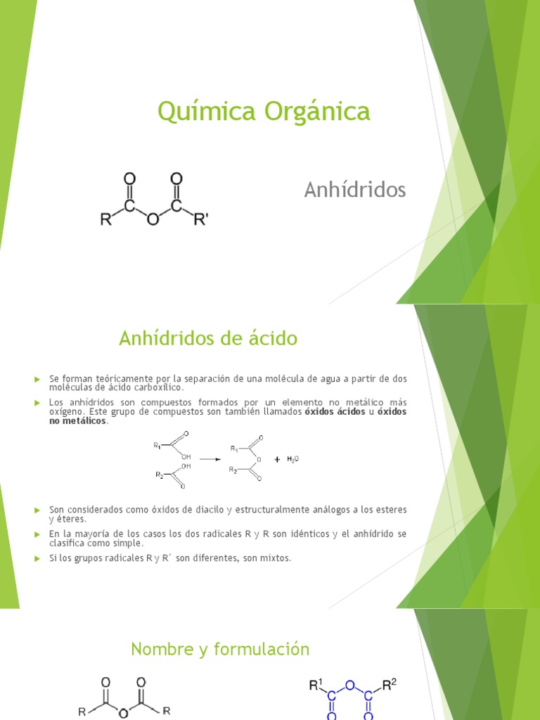 ANHIDRIDOS | PDF
