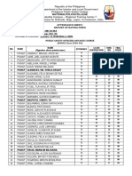 Self Defense and Tactics Psoac Final Grades