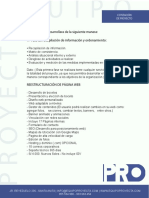 Cotizacion Proyecto - Desglose Página Web PDF