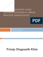 Prinsip Diagnostik Klinis, Senyawa Endogen & Variasi