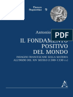 Il Fondamento Positivo Del Mondo. Indagi PDF