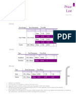 Price List Finecrete