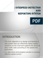 Car Overspeed Detection and Reporting System